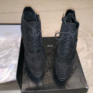 Black suede Authentic Dolce Vita Booties